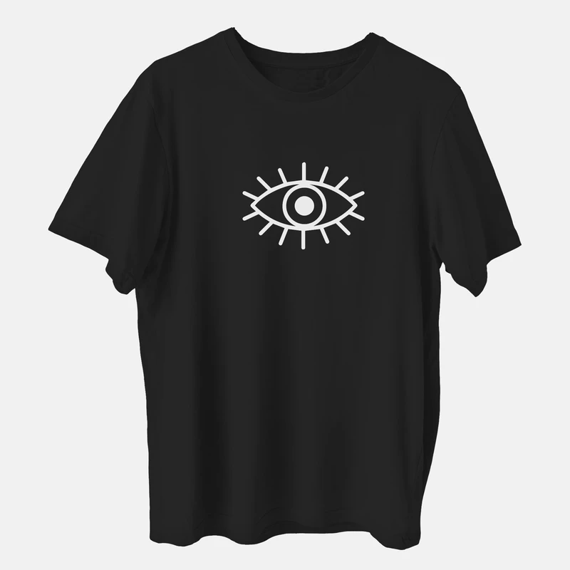 تی شرت آستین کوتاه مردانه مدل تک چشم کد g004