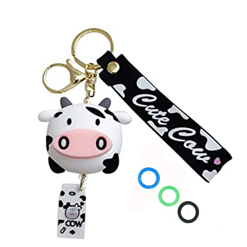 جاکلیدی دخترانه مدل کله گاو کد 08-400 به همراه کاور کلید مجموعه 4 عددی