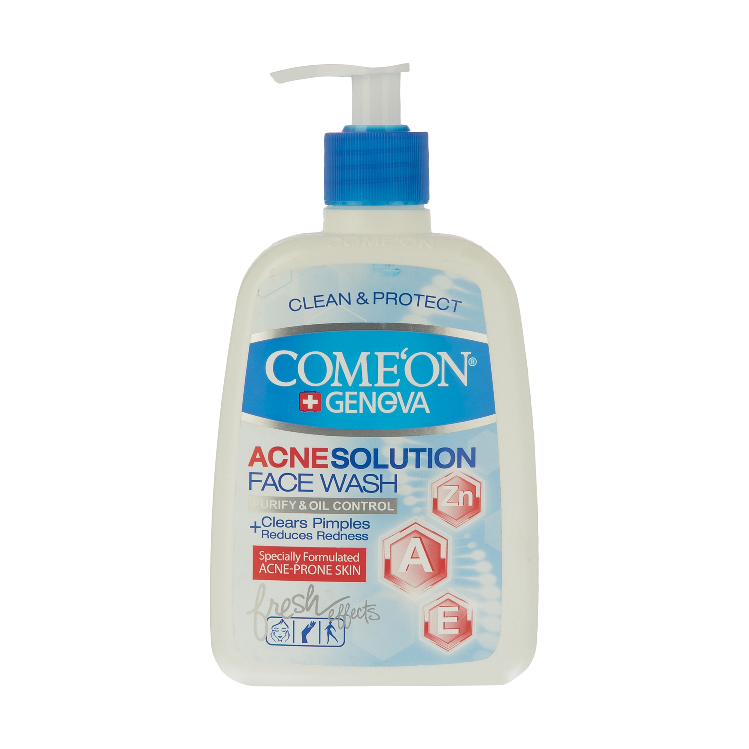 ژل شستشو صورت کامان مدل Acne حجم 500 میلی لیتر