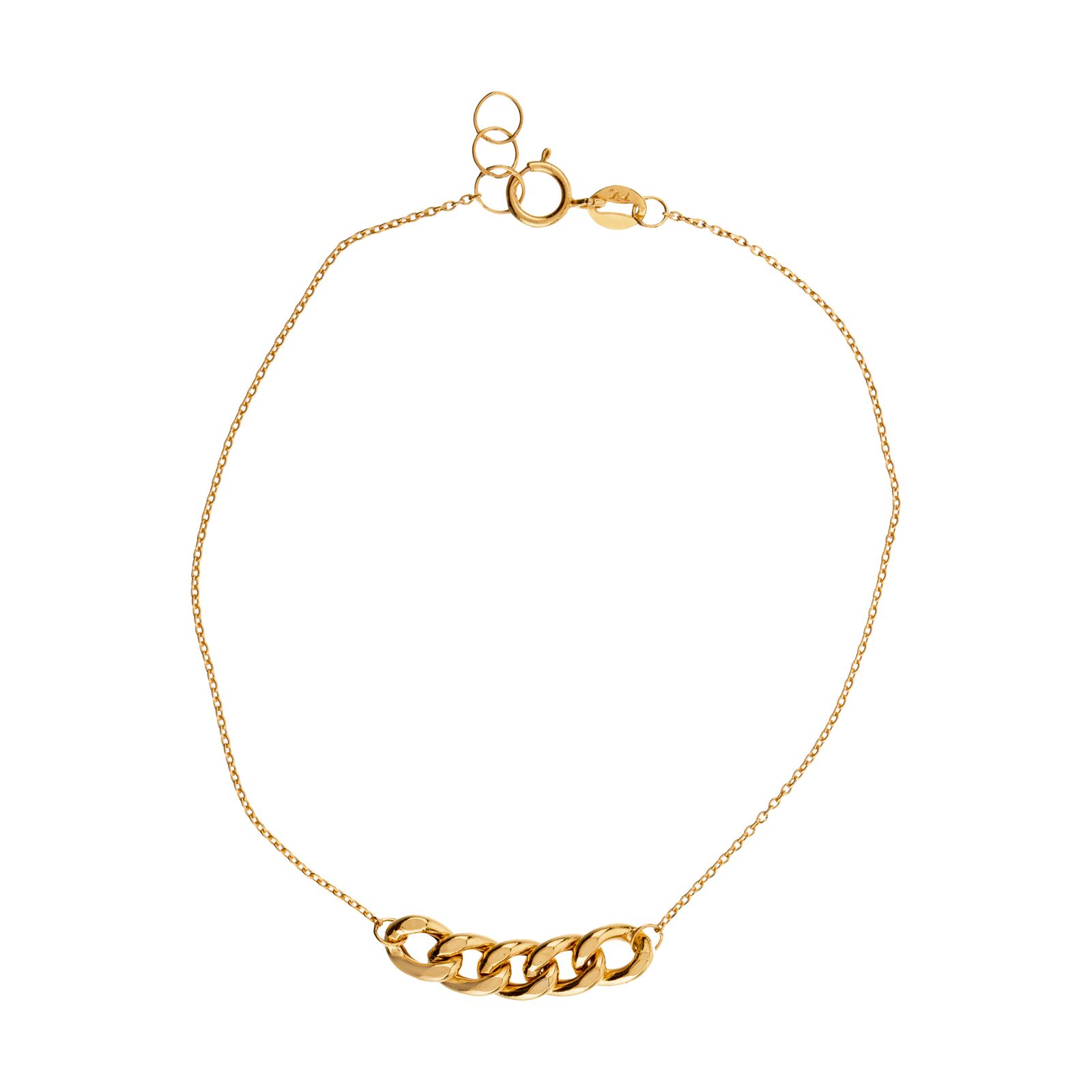 دستبند طلا 18 عیار زنانه مایا ماهک مدل MB1023 طرح کارتیه -  - 1