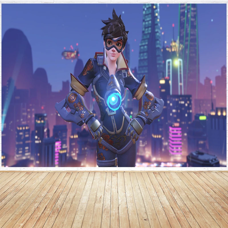 تابلو شاسی مدل گیمینگ طرح پوستر باکیفیت بازی game موبایل بتل رویال owerwatch اور واچ کد 1128