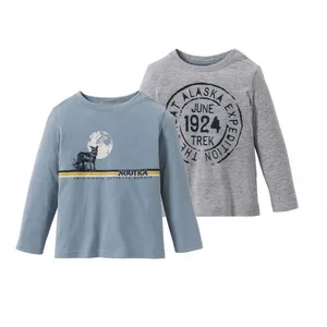 تی شرت آستین بلند پسرانه لوپیلو مدل 4437 مجموعه دو عددی 