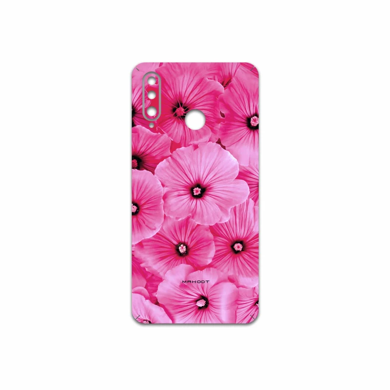 برچسب پوششی ماهوت مدل Pink-Flower مناسب برای گوشی موبایل هوآوی P30 Lite (48 MP Camera)
