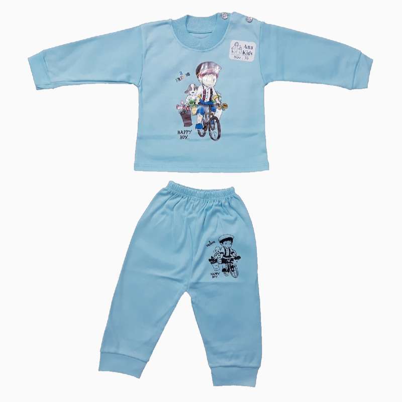 ست تی شرت و شلوار نوزادی مدل  002