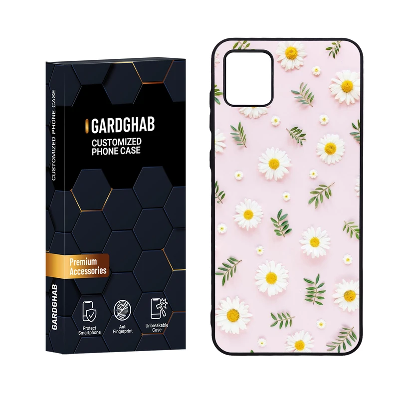 کاور گارد قاب مدل دورژله ای برگ مناسب برای گوشی موبایل سامسونگ Galaxy A04 4G