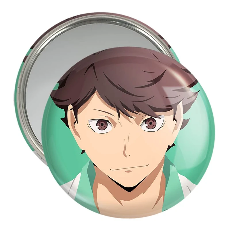 آینه جیبی خندالو مدل اویکاوا تورو انیمه آبشار سرنوشت هایکیو کاگیاما  کد 11187