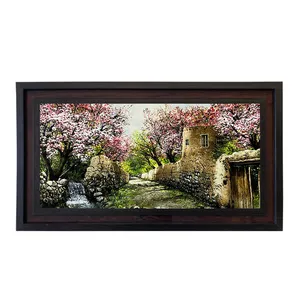 تابلو فرش ماشینی مدل کوچه باغ کد 8810