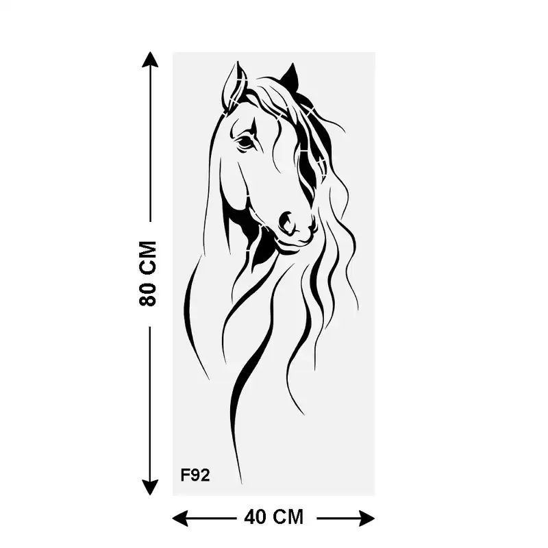 شابلون طرح اسب کد F92N