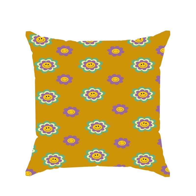 کوسن پاد آفرین مدل فانتزی طرح ایموجی گل گلی کد 02870