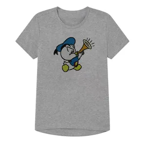 تی شرت آستین کوتاه پسرانه مدل اردک دیزنی کد37 Z رنگ طوسی