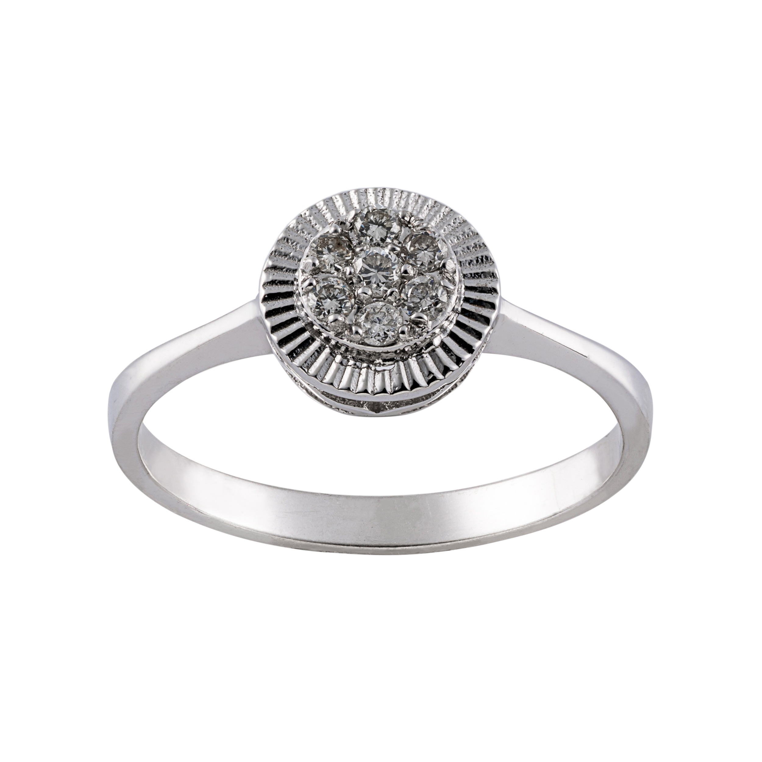 انگشتر طلا 18 عیار زنانه جواهری سون مدل 0005