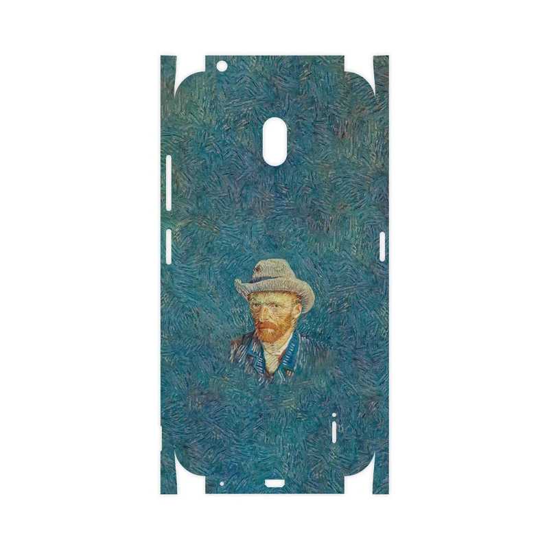 برچسب پوششی ماهوت مدل Self portrait with a gray felt hat-FullSkin مناسب برای گوشی موبایل نوکیا 2.2