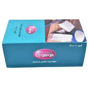 حلوا ارده شکری موسوی - 100 گرم بسته 12 عددی
