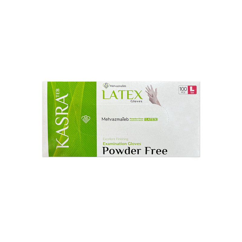 دستکش لاتکس غیر پودری کسری طب مدل Excellent Finishing سایز لارج بسته 10 عددی دستکش لاتکس غیر پودری کسری طب مدل Excellent Finishing سایز لارج بسته 10 عددی