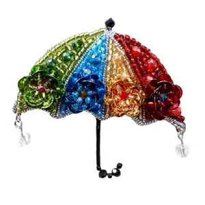 گل سینه زنانه مدل چتر