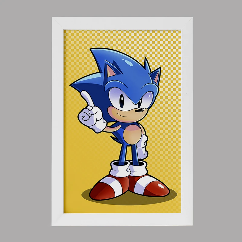 تابلو خندالو مدل سونیک (Sonic) کد 37023