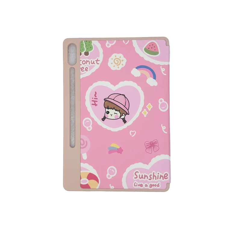 کیف کلاسوری مدل عروسکی طرح 2 مناسب برای تبلت سامسونگ Galaxy Tab S10 FE