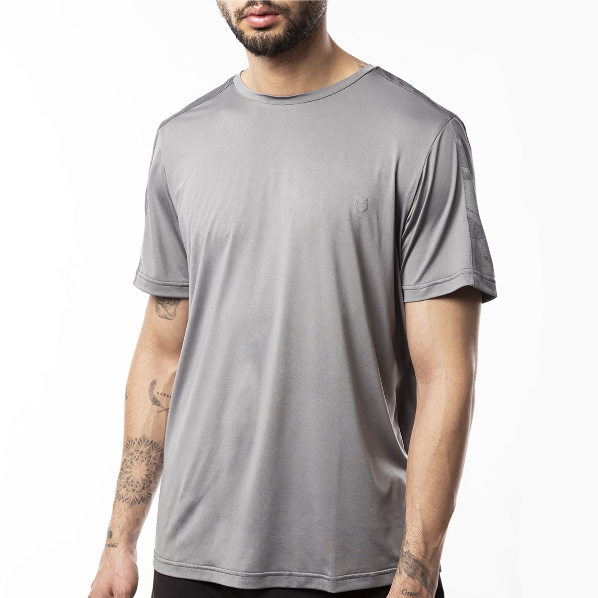تی شرت آستین کوتاه ورزشی مردانه مل اند موژ مدل M07789-104 -  - 9