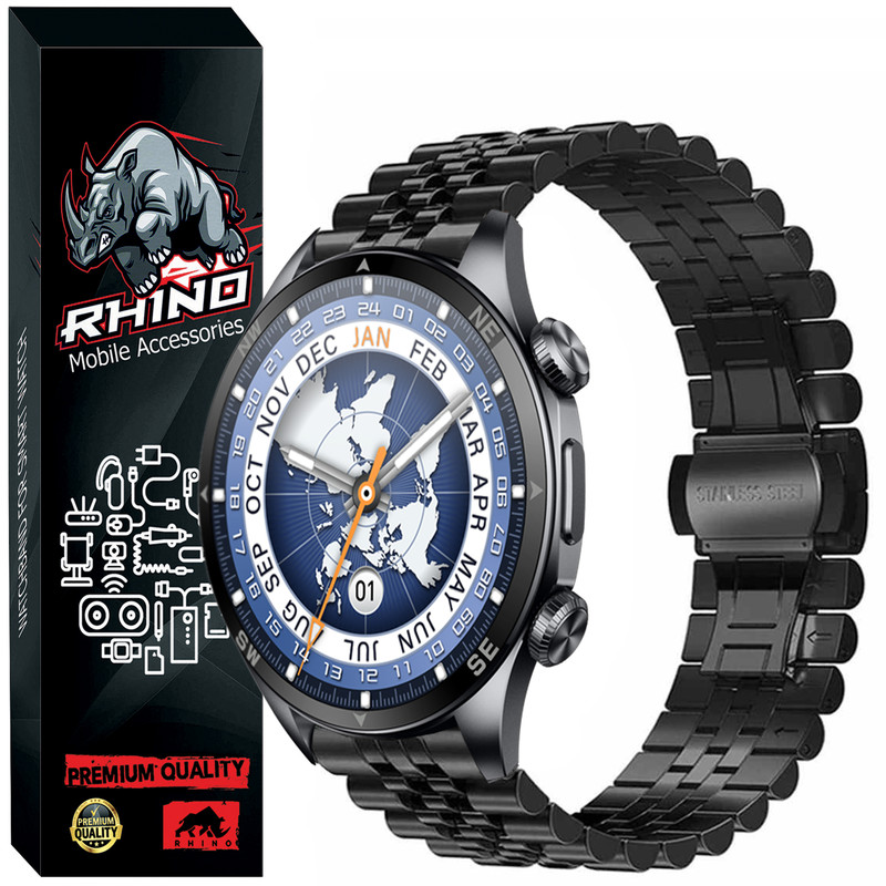 بند راینو مدل 5Bead مناسب برای ساعت هوشمند گلوریمی GX SPORT 22MM