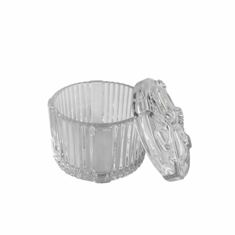 قندان دلی گلس مدل پاپیونی گرد کد G32-3-1