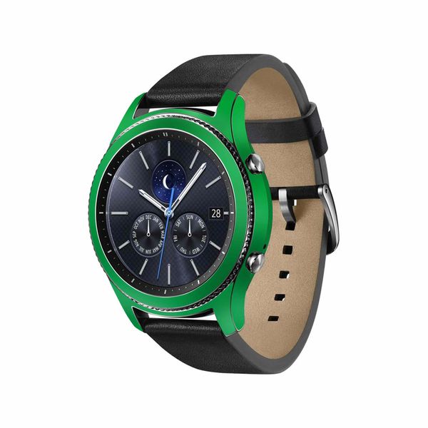 برچسب ماهوت طرح Matte-Green مناسب برای ساعت هوشمند سامسونگ Galaxy Gear S3 Classic