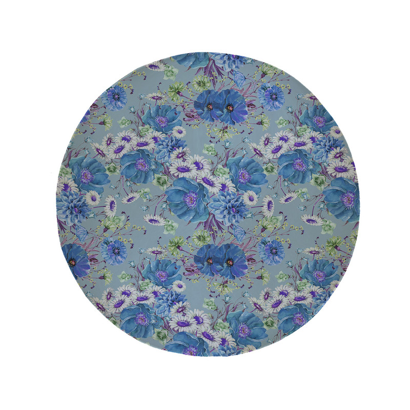 پادری مدل دایره طرح گل کد 5880 سایز 90 × 90 سانتی متر