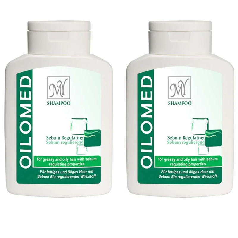 شامپو مو مای مدل Oilomed حجم 200 میلی لیتر مجموعه 2 عددی