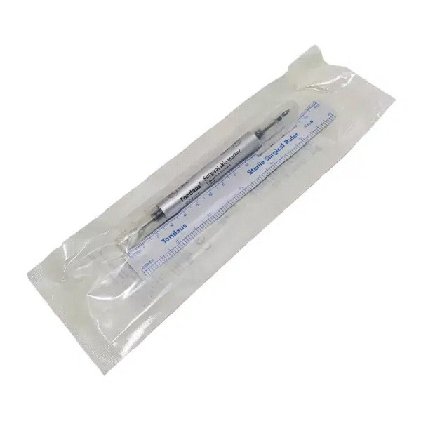 ماژیک علامت گذاری تتو صورت و بدن تندوس مدل TD01 به همراه خط کش