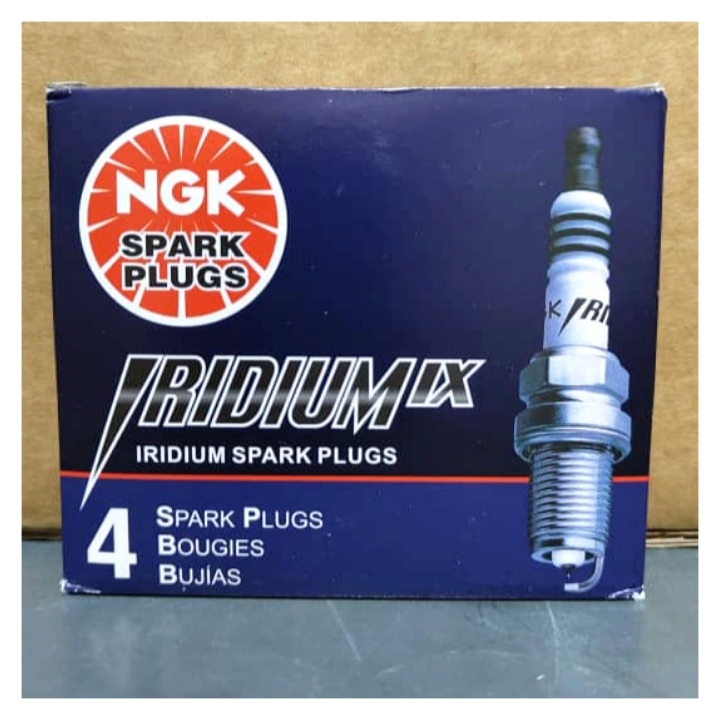شمع خودرو ان جی کی مدل IX سوزنی پایه کوتاه ایریدیوم BKR6EIX-11 بسته ۴ عددی