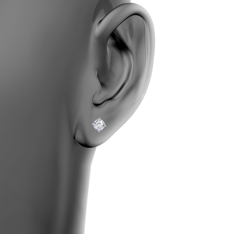 گوشواره نقره زنانه اقلیمه کد EN307