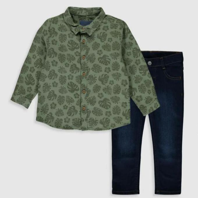 ست پیراهن و شلوار پسرانه ال سی وایکیکی کد RS10108