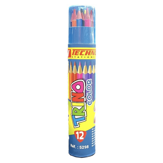مداد رنگی 12 رنگ تکنو مدل 5298