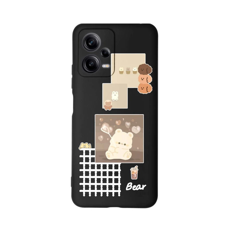 کاور قاب گوشی طرح قاب عکس خرس دخترونه کد k1304 مناسب برای گوشی موبایل شیائومی Redmi Note 12 Pro Plus