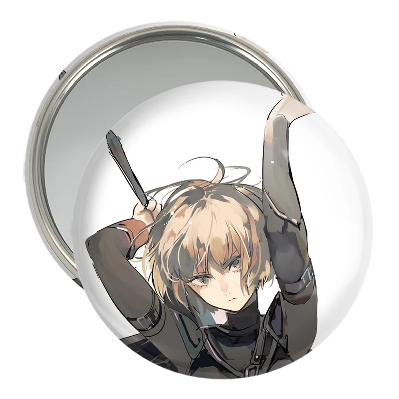 آینه جیبی خندالو مدل انیمه کلیمور کد 33471