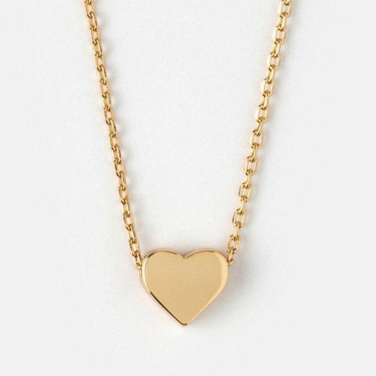 گردنبند طلا 18 عیار زنانه مدل قلبی گردنبند طلا 18 عیار زنانه مدل قلبی