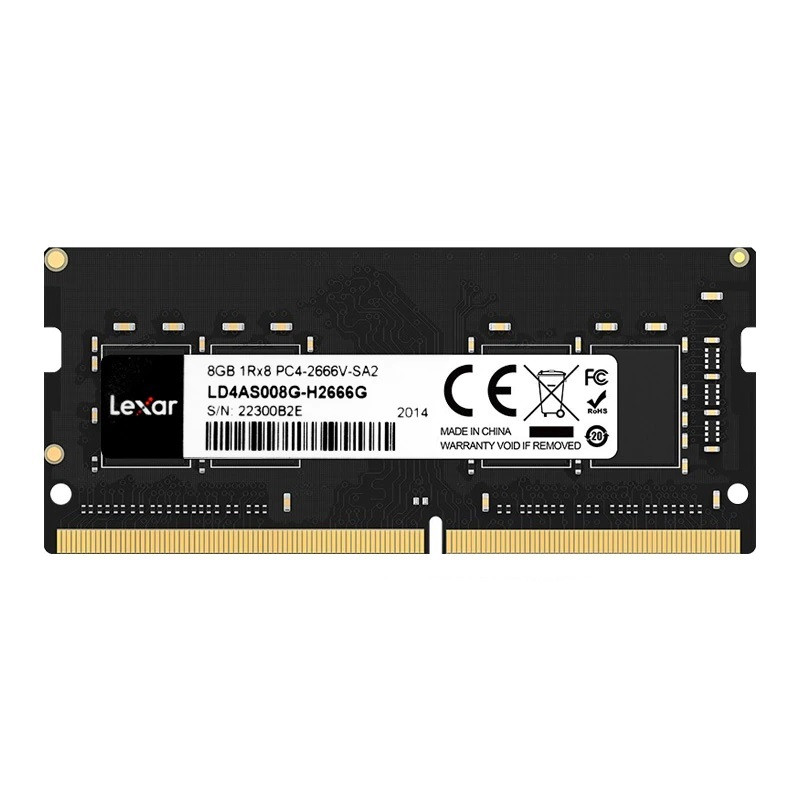 رم لپتاپ DDR4 تک کاناله 2666 مگاهرتز CL19 لکسار مدل PC4-21300 ظرفیت 8 گیگابایت
