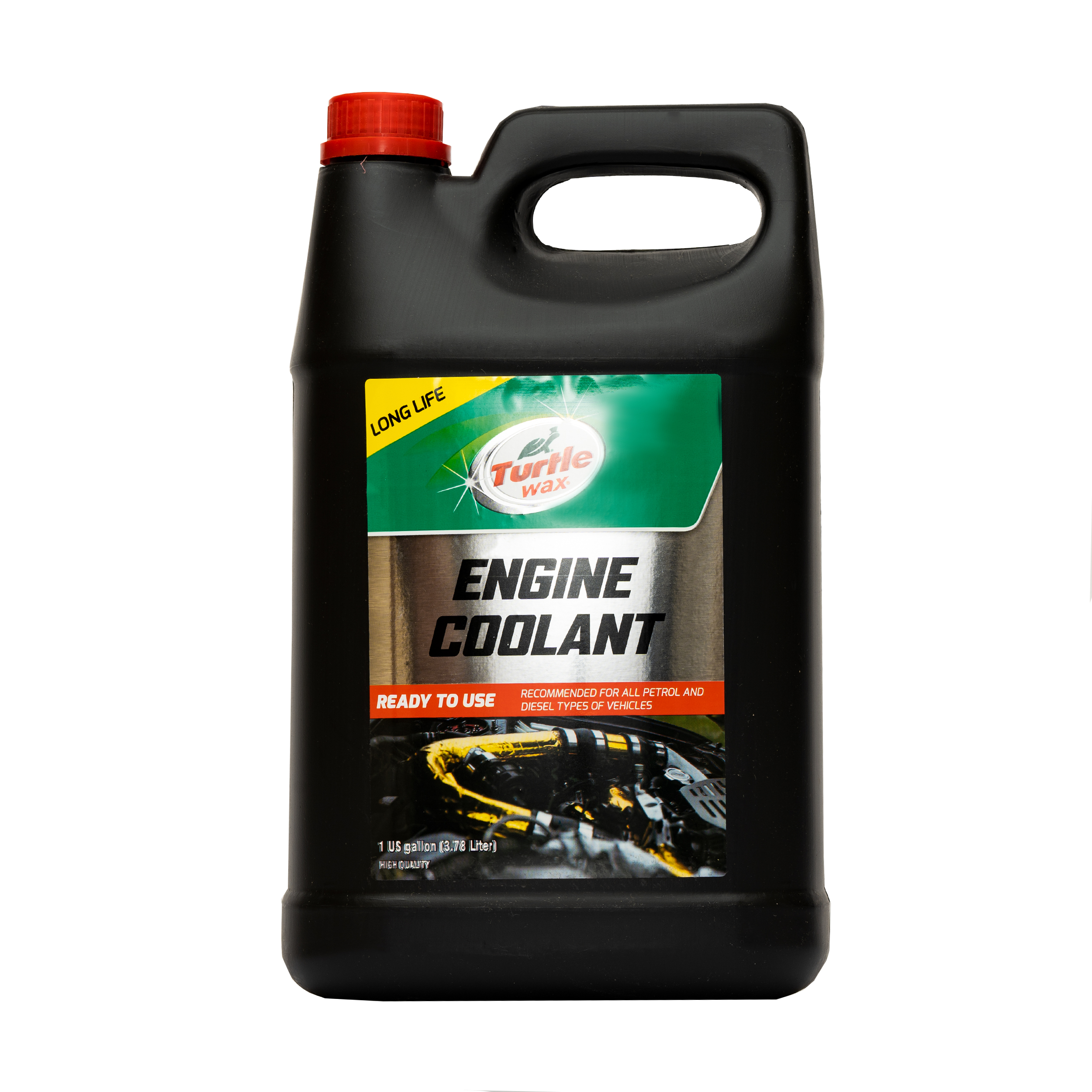 آب رادیاتور ترتل واکس مدل Red Engine Coolant حجم 3.78 لیتر