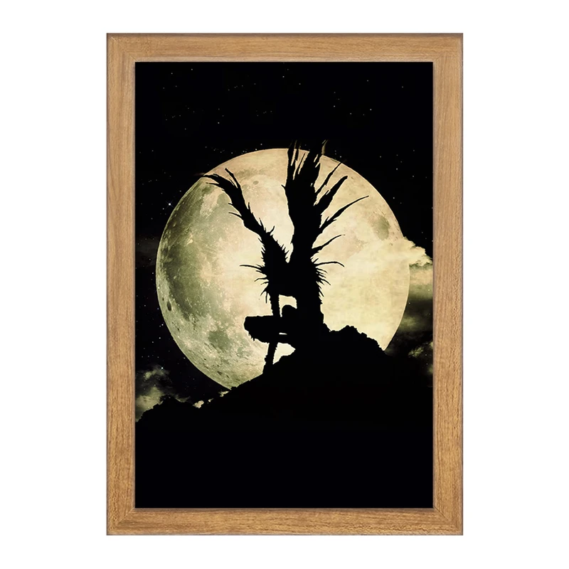 تابلو خندالو مدل نماد شینیگامی انیمه دفترچه مرگ Death Note  کد 11316