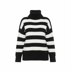 پلیور یقه برگردان زنانه مدل مهسا