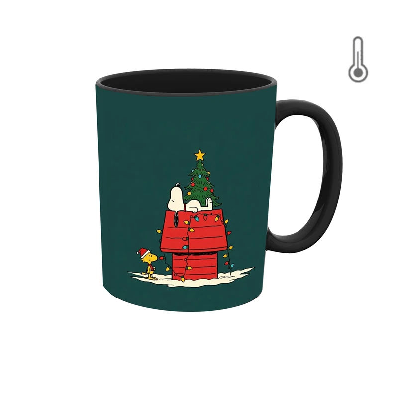 ماگ حرارتی طرح والپیپر درخت کریسمس 