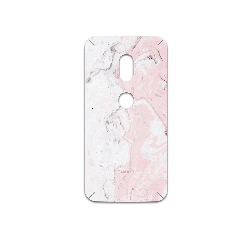 برچسب پوششی ماهوت مدل Blanco-Pink-Marble مناسب برای گوشی موبایل موتورولا Moto G4 Play