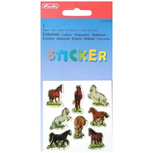 استیکر دیواری کودک مدل اسب کد 033