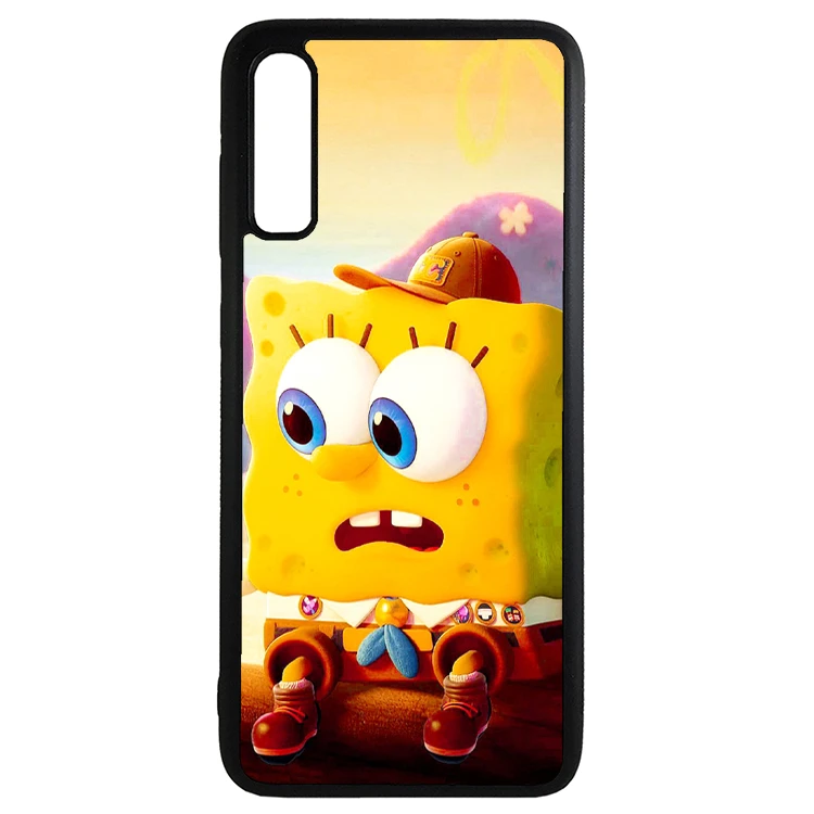 کاور طرح باب اسفنجی مناسب برای گوشی موبایل سامسونگ galaxy a70