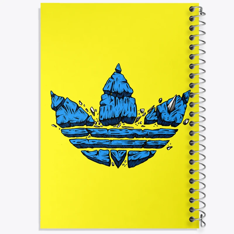 دفتر ژورنال نویسی 50 برگ خندالو مدل نقطه ای طرح آدیداس (Adidas) کد 36956