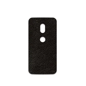 MAHOOT Dark-Brown-Leather Cover Sticker for Motorola Moto G4 Play