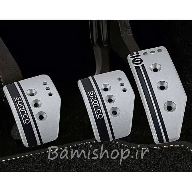 روکش پدال خودرو چیکال مدل TIAMI-RED-LUX مجموعه 3 عددی