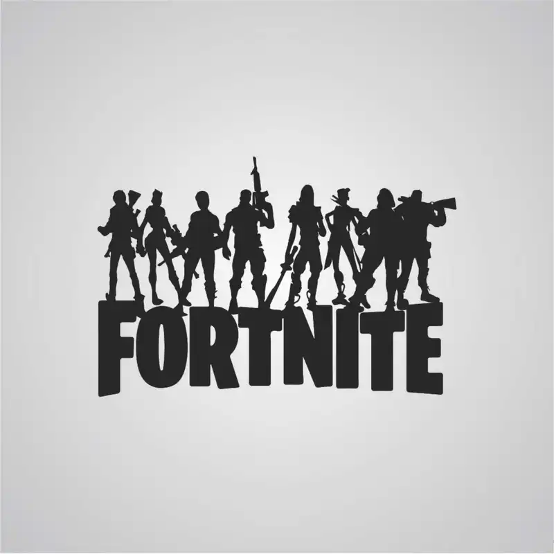 استیکر دیواری طرح فورتنایت کد F7