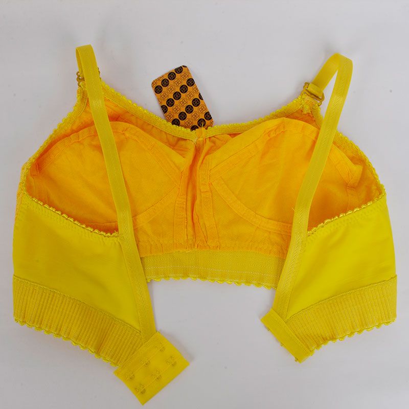 سوتین زنانه دکسونری مدل 355009810 دانتل رنگ زرد -  - 4