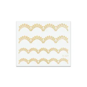 لنز طراحی ناخن های لتو طرح حنا مدل S221 