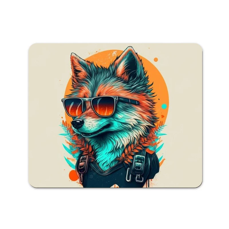 ماوس پد مدل زیبای روباه کد 295